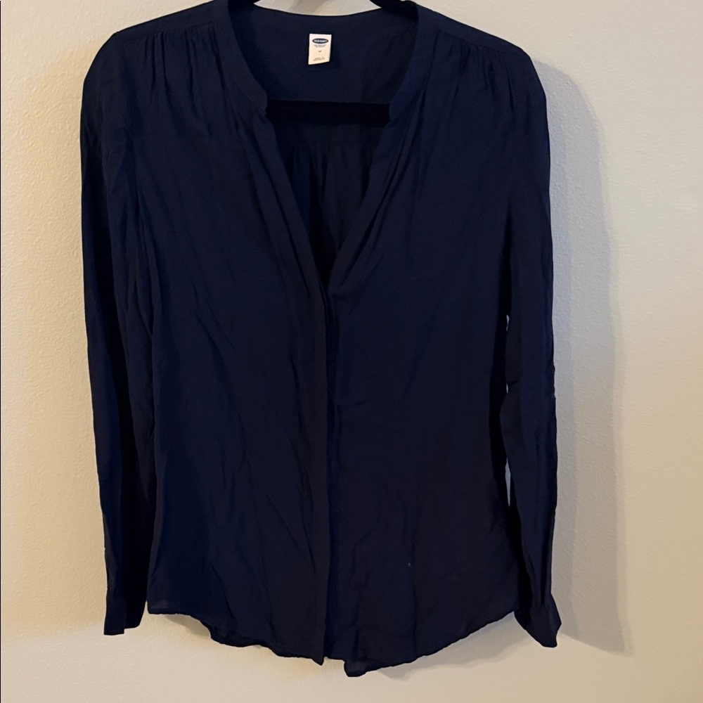 Old Navy Navy Blue Women's Blouse